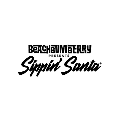 Beachbum Berry's Sippin's Santa Logo