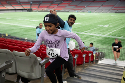 WWF 2026 BC Place Climb for Nature participants (c) WWF-Canada/Beau Chevalier