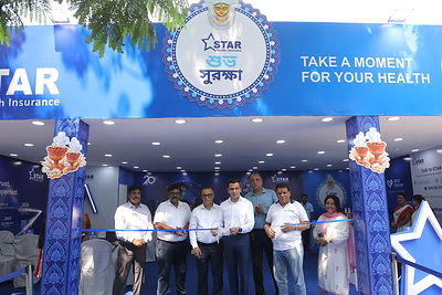 In the middle, Mr. Himanshu Walia - Whole-time director & CMO, to his left, Mr. Atin Roy- Business Head WB, & to his right, Mr. Sangaran Goswami- Regional Head WB