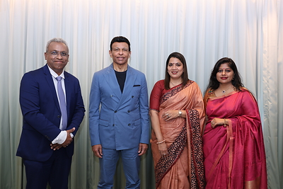 Mr. Sunny Varkey, Founder & Chairman of GEMS Education with Ms. Anita Dewoolkar, Founder Trustee, Cresmonde Schools