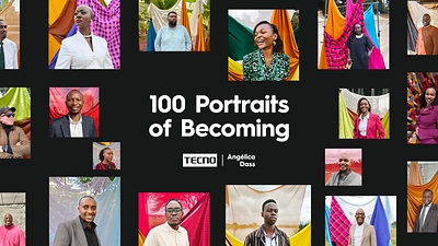100 Portraits of Becoming by TECNO X Angelica Dass