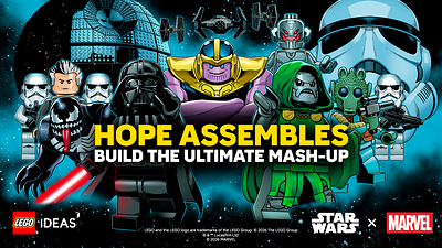 THE LEGO GROUP INVITES FANS TO MASH-UP STAR WARS™ AND MARVEL UNIVERSES FOR THE FIRST TIME EVER IN LEGO IDEAS® CHALLENGE