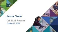 The Sherwin-Williams Company Reports 2026 Third Quarter Financial Results 