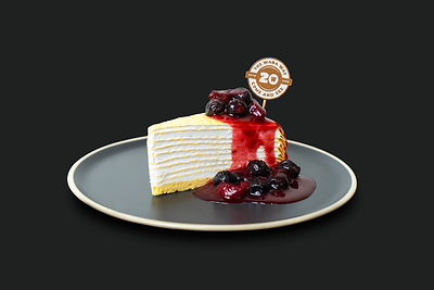 The 20th Anniversary Crepe Cake from WaBa Grill
