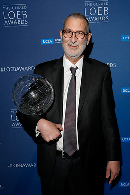 Stephen Engelberg (ProPublica), Lifetime Achievement Award honoree, at the 2026 Gerald Loeb Awards presented by UCLA Anderson, held at Capitale in New York City on Thursday, October 8, 2026. Credit: Jennifer Graylock – Graylock.com