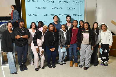 Zenni and Chase brought their commitment to accessible vision care to Manhattan Early College Academy (MECA) in New York City, providing students with free vision screenings and exams, and gifting them styles from the Zenni x Chase Stokes collection, complete with EyeQLenz™ with Zenni ID Guard™ lenses. Students from MECA’s BC2M Club also led a group activity and discussion focused on mental health and wellness.