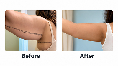 Results of removing loose skin post bariatric surgery Results of removing loose skin post bariatric surgery